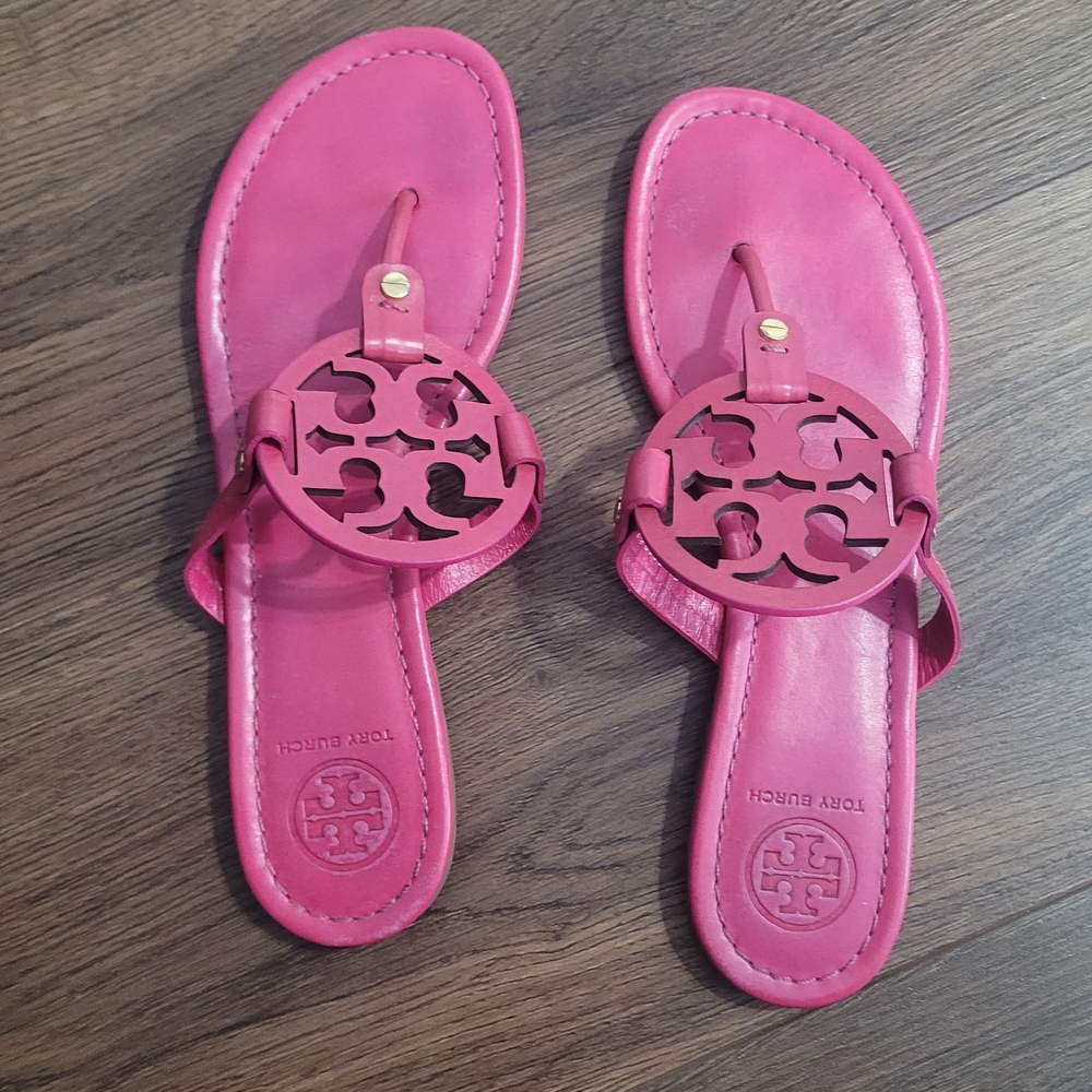 Tory Burch Fuchsia Sandals
